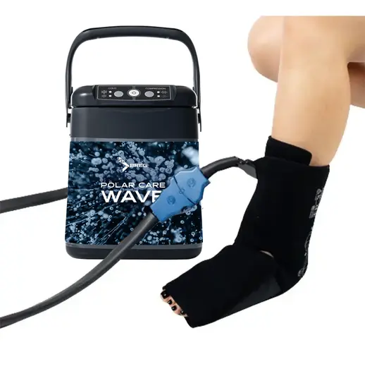 BREG Polar Care Wave Cold Therapy and Compression Ankle System